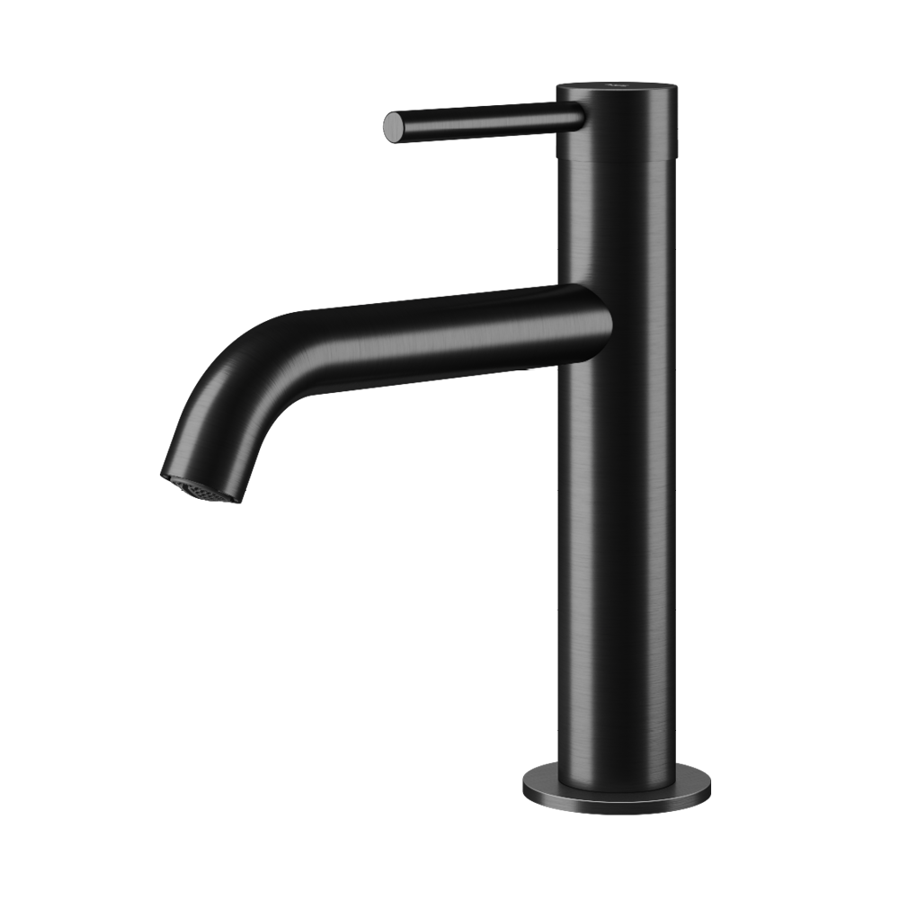 MGS Bagno Minimal Single hole Stainless Steel Basin Faucet