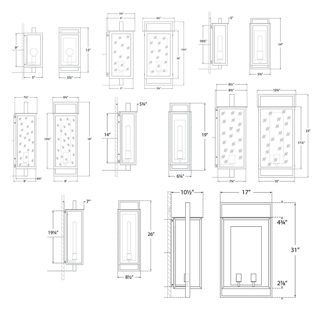 Visual Comfort Signature Halle Outdoor Wall Light