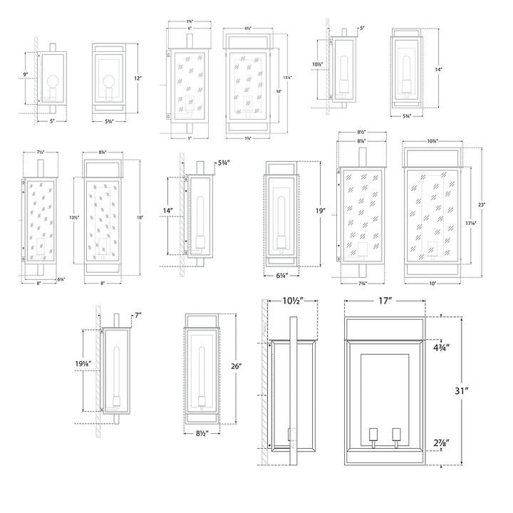 Visual Comfort Signature Halle Outdoor Wall Light