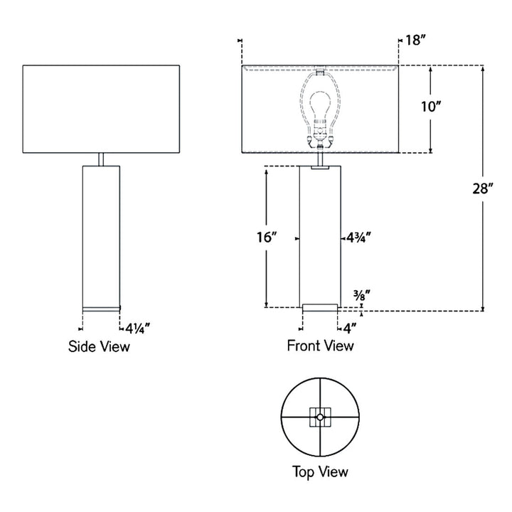Visual Comfort Signature Matero Tall Table Lamp