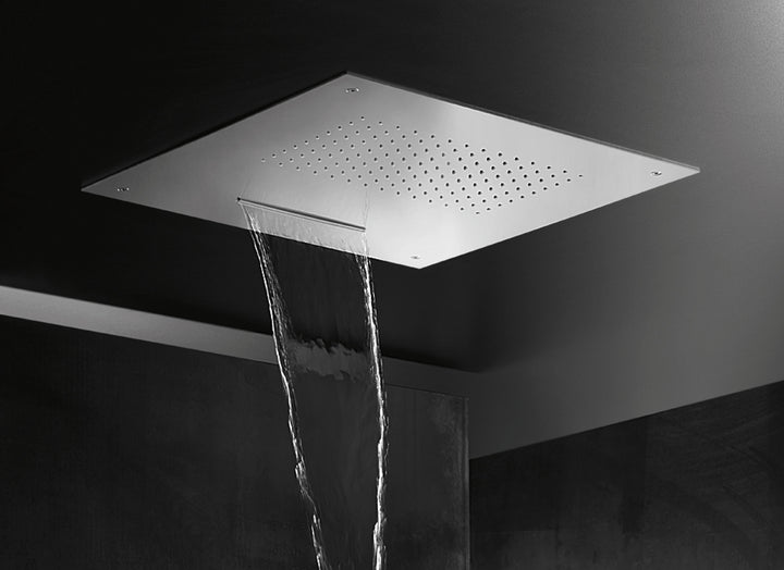 MGS Bagno Stainless Steel Ceiling mount Rain Waterfall Shower Head