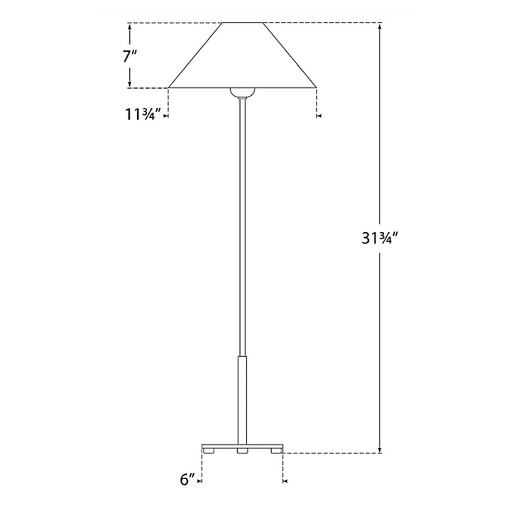 Visual Comfort Signature Hackney Buffet Lamp