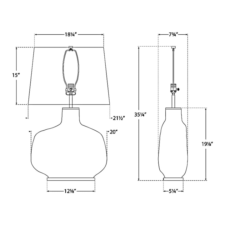 Visual Comfort Signature Beton Table Lamp