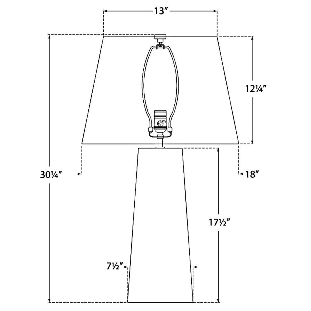 Visual Comfort Signature Evoke Table Lamp