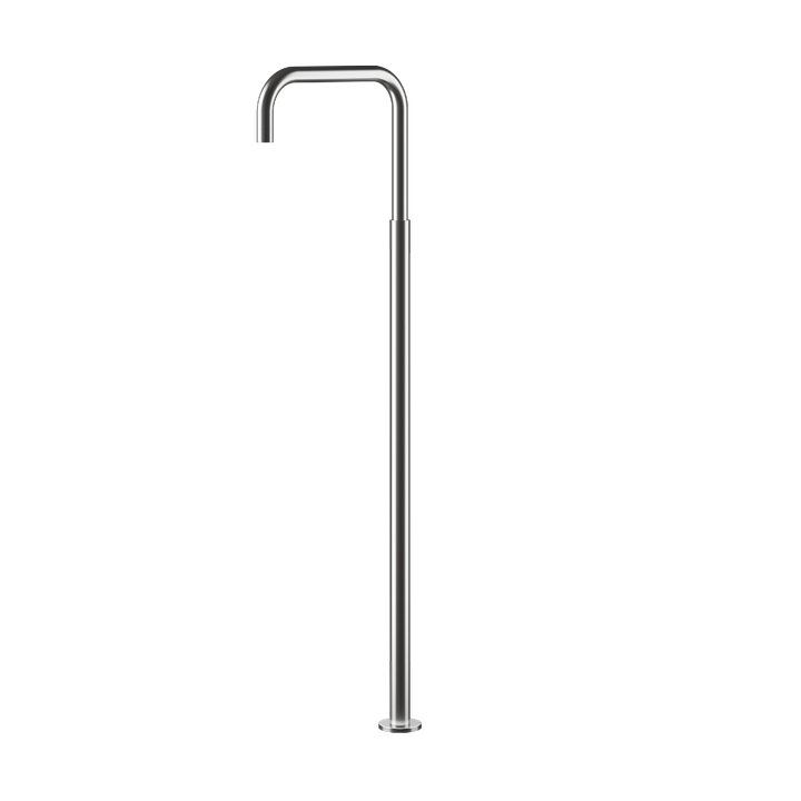 MGS Bagno Stainless Steel Floor mount Tub Spout