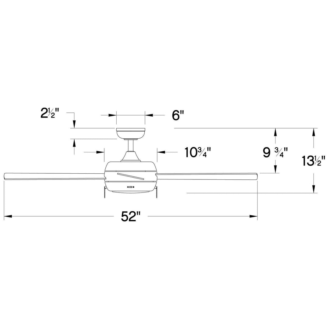 Hinkley Croft 52 Inch Ceiling Fan with Light (view 4)