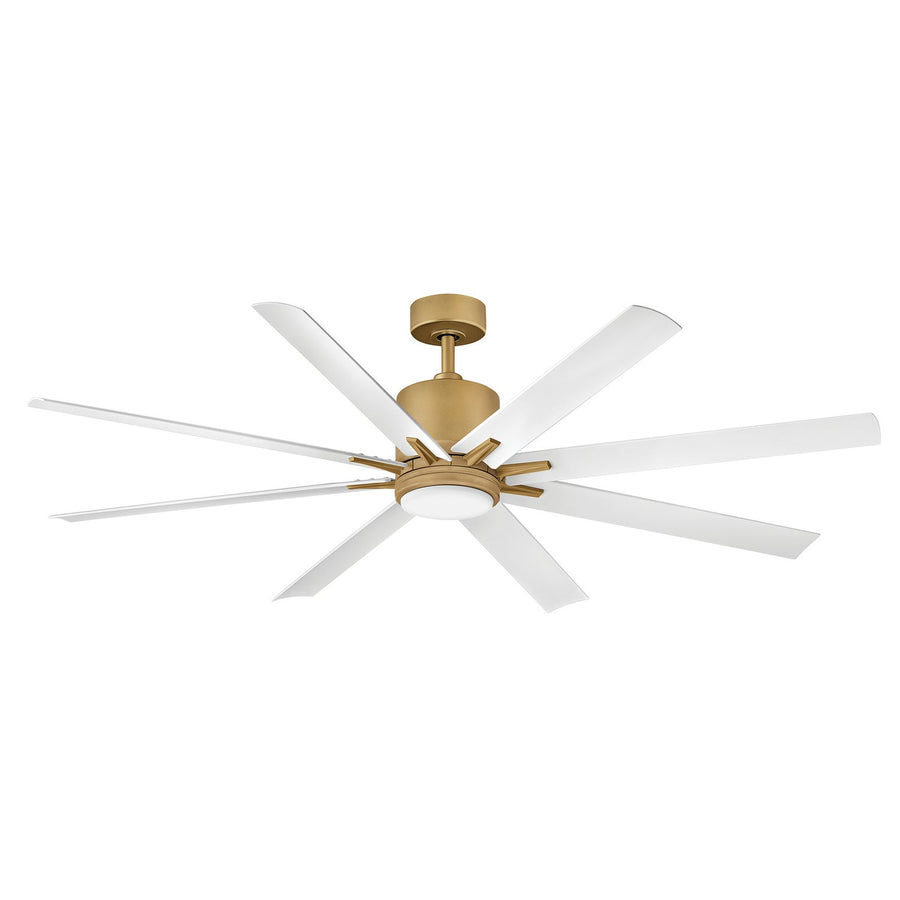 Hinkley - 907166FHB-LWD - 66" Smart Fan - Vantage - Heritage Brass