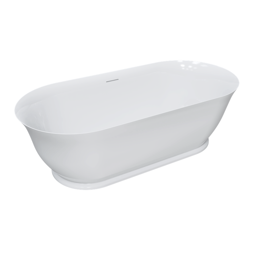 Crosswater London Leyden 6Ft Free-Standing Bathtub