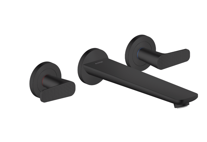 AXOR Citterio C 3-Hole Wall-Mounted Tub Filler Cubic Cut