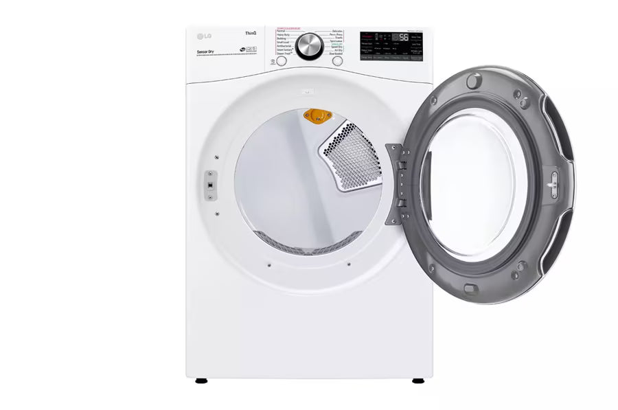 LG Appliances 7.4 cu.ft. Ultra Large Capacity Gas Dryer with Sensor Dry TurboSteam Technology and Wi-Fi Connectivity