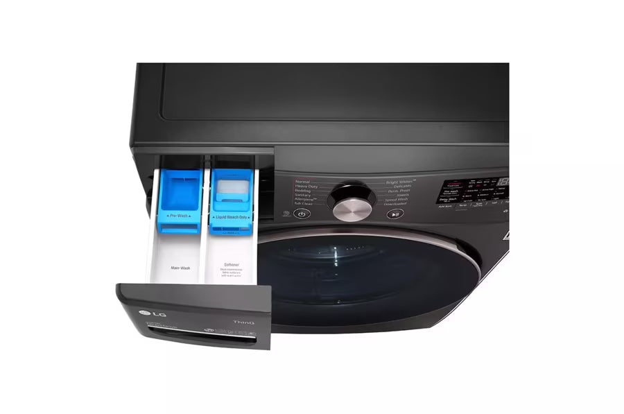 LG Appliances 4.5 cu.ft. Ultra Large Capacity Front Load Washer with AIDD TurboWash Steam and Wi-Fi Connectivity