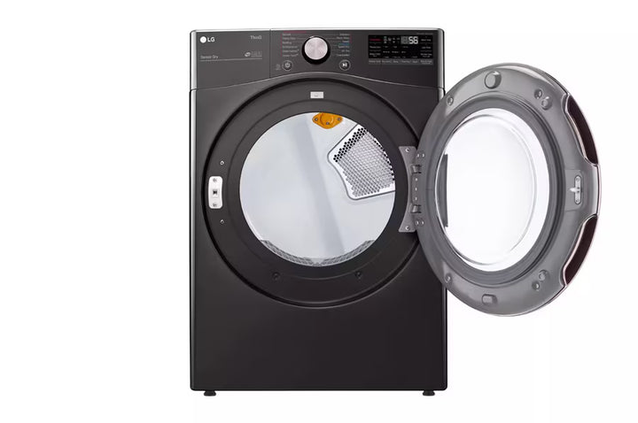 LG Appliances 7.4 cu.ft. Ultra Large Capacity Electric Dryer with Sensor Dry TurboSteam Technology and Wi-Fi Connectivity
