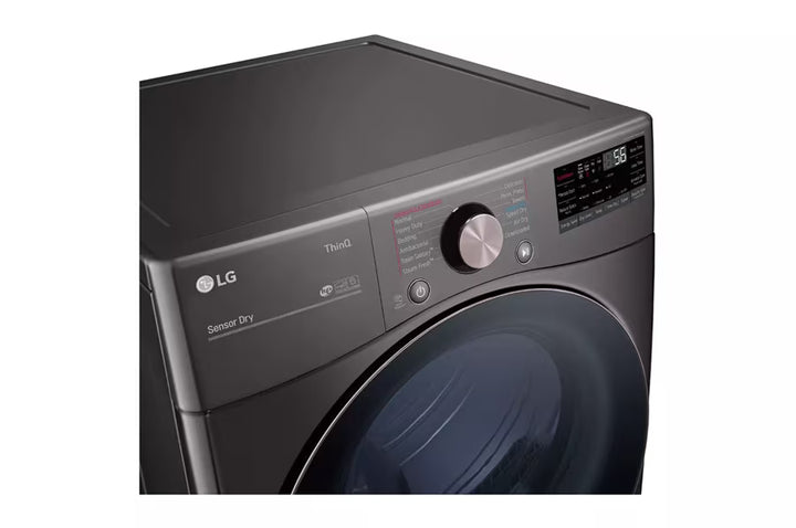 LG Appliances 7.4 cu.ft. Ultra Large Capacity Gas Dryer with Sensor Dry Truesteam Technology and Wi-Fi Connectivity
