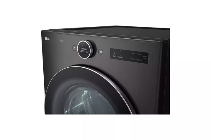 LG Appliances 7.4 Cu.Ft. Ultra Large Capacity Electric Dryer With Sensor Dry Turbo Steam Technology And Wi-Fi Connectivity