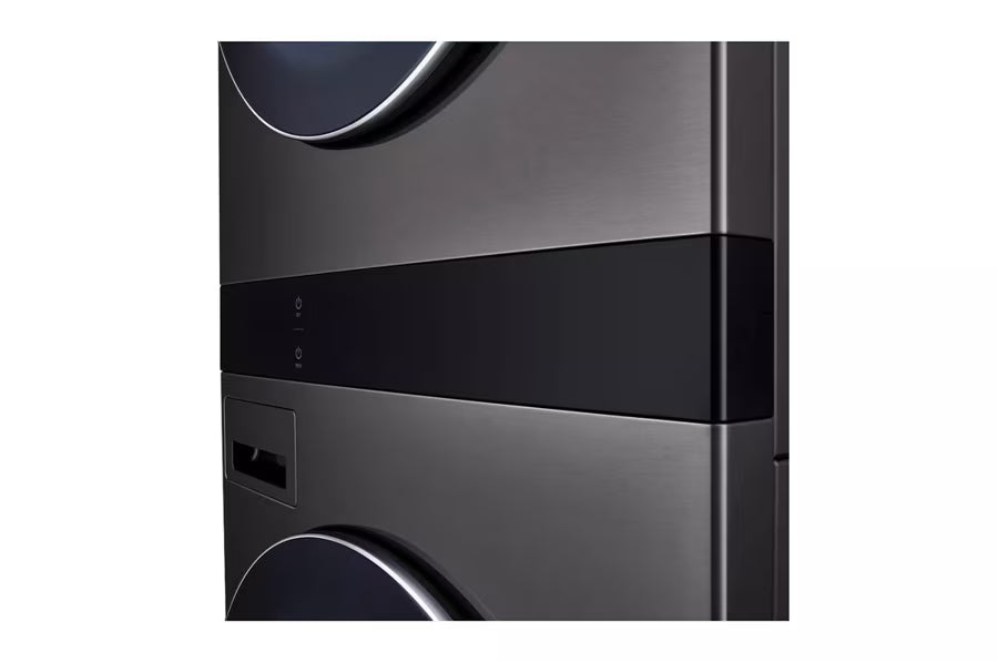 LG Appliances 5.0 cu.ft. Washer 7.4 cu.ft. Electric Dryer Washtower with Center Control TurboWash360 TurboSteam and ezDispense