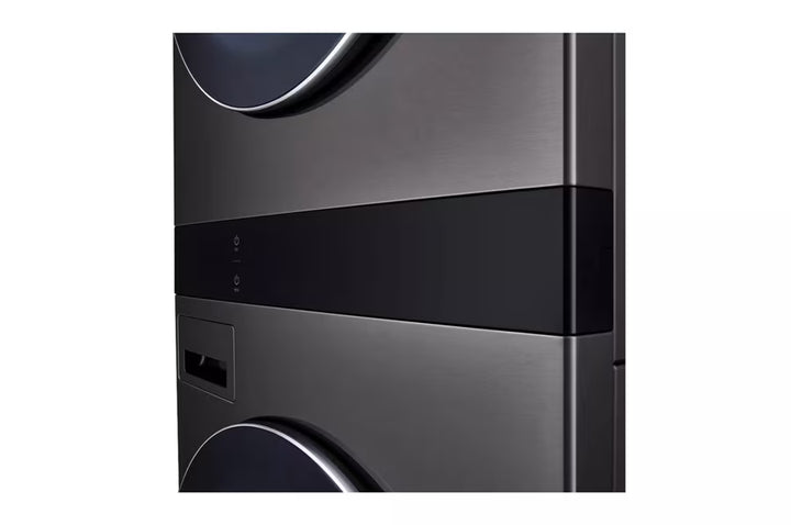 LG Appliances 5.0 cu.ft. Washer 7.4 cu.ft. Electric Dryer Washtower with Center Control TurboWash360 TurboSteam and ezDispense