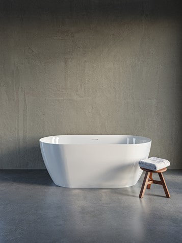 Crosswater London MPRO Freestanding Bathtub With Integral Overflow Clearstone