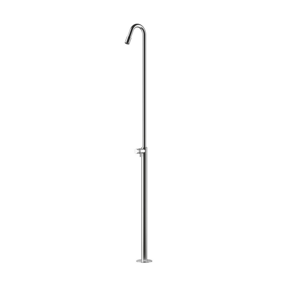 MGS Bagno Outdoor Stainless Steel Floor mount Thermostatic Shower