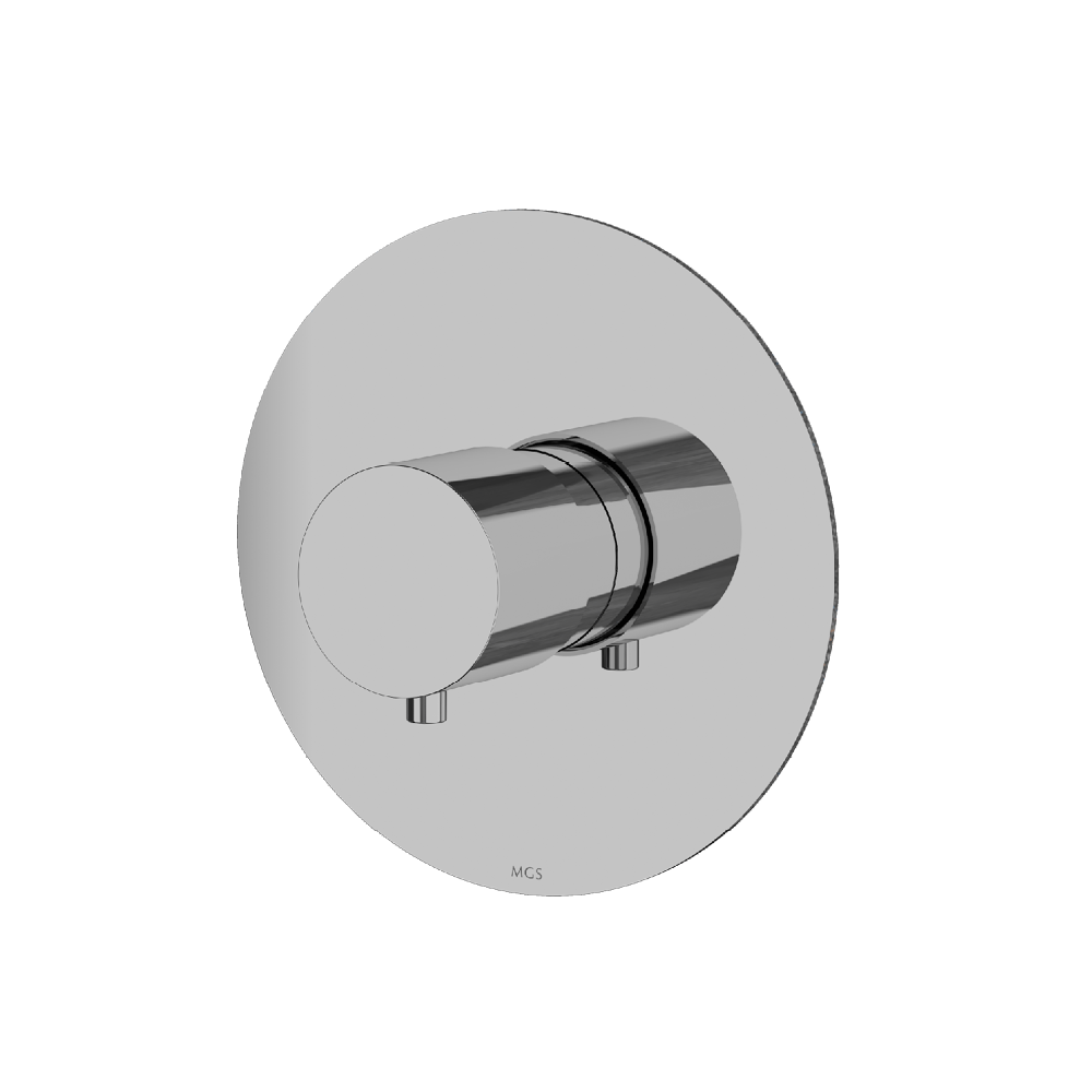 MGS Bagno Minimal Stainless Steel Thermostatic Trim