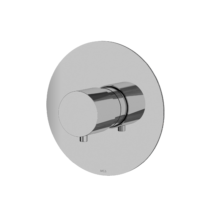 MGS Bagno Minimal Stainless Steel Thermostatic Trim