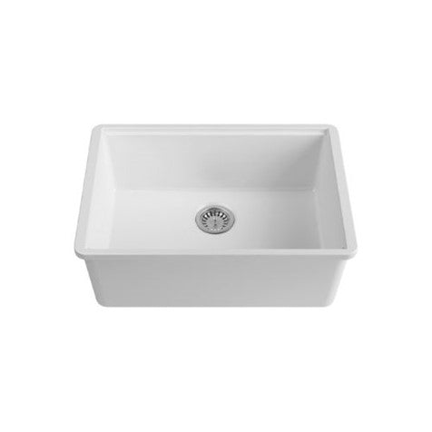 Chambord Undermount Single-Bowl Fireclay Sink