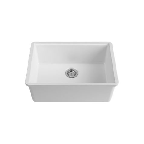 Chambord Undermount Single-Bowl Fireclay Sink