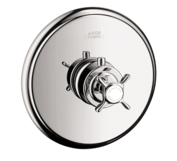 AXOR Montreux Thermostatic Trim with Volume Control- Cross-Handle