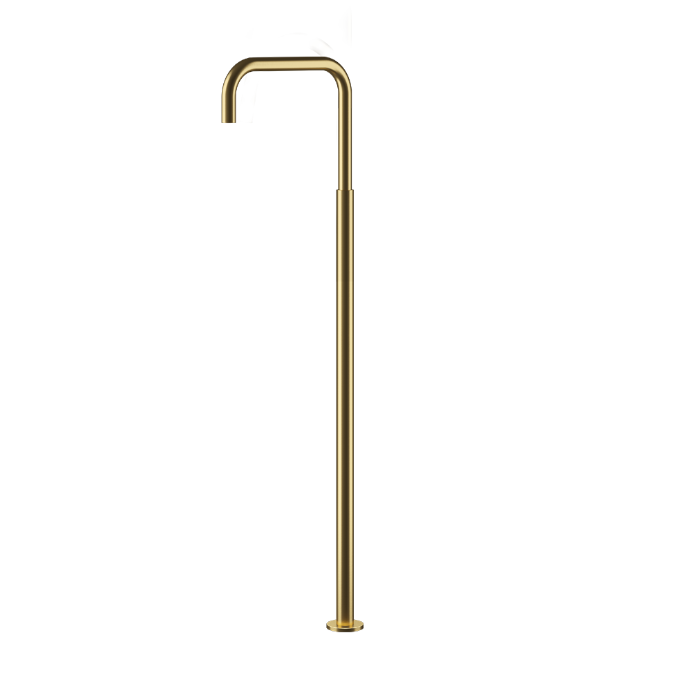 MGS Bagno Stainless Steel Floor mount Tub Spout