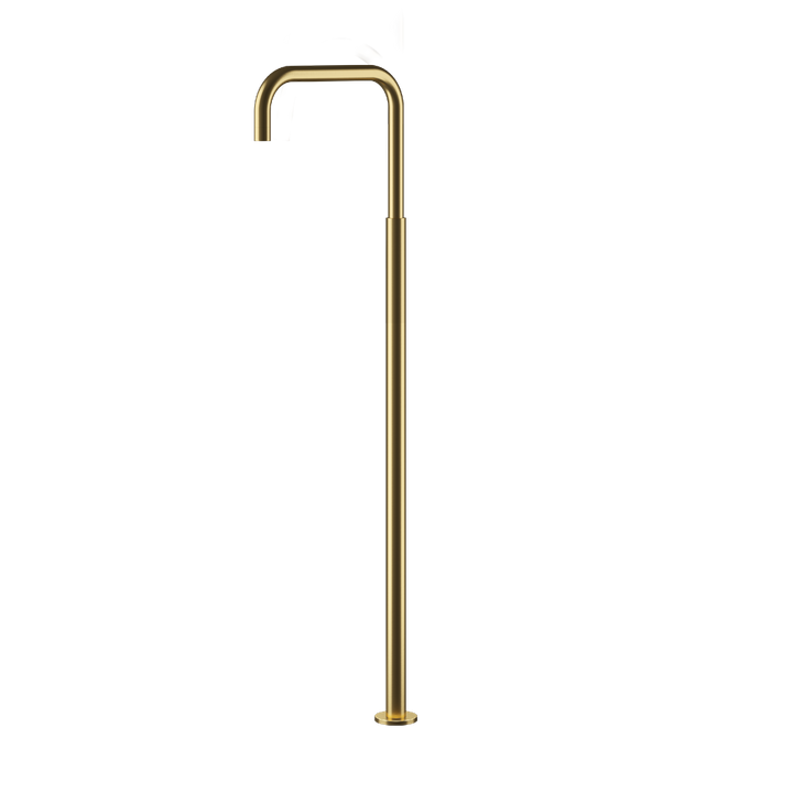 MGS Bagno Stainless Steel Floor mount Tub Spout