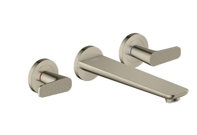 AXOR Citterio C 3-Hole Wall-Mounted Tub Filler Cubic Cut