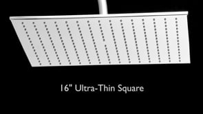 California Faucets 10" Ultra-Thin Square Showerhead