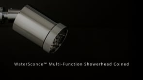 California Faucets WaterSconce Multi-Function Showerhead - Knurled
