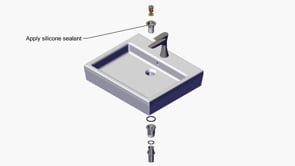 California Faucets ZeroDrain Pop-Down Style Lavatory Drain with 2-1/4" Diameter Flange