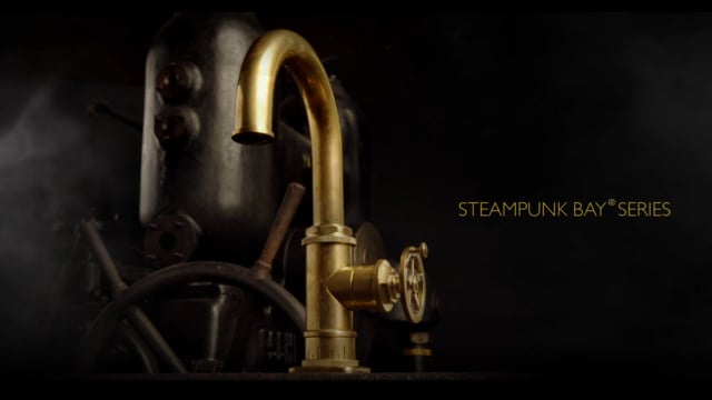 California Faucets Steampunk Bay Single Hole Lavatory/Bar/Prep Faucet Low Spout