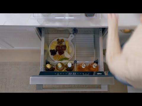 Zephyr Presrv Refrigerator Drawers 24" Compact Outdoor Dual Zone