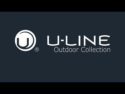 U-Line Outdoor Solid Refrigerator 15" Reversible Hinge Stainless