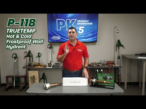 Prier P-118 TrueTemp Single Handle Hot & Cold Faucet