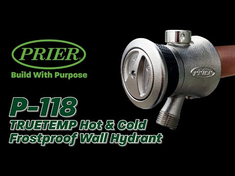 Prier P-118 TrueTemp Single Handle Hot & Cold Faucet