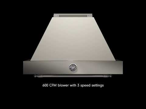 Bertazzoni 48" Canopy Hood Stainless Steel