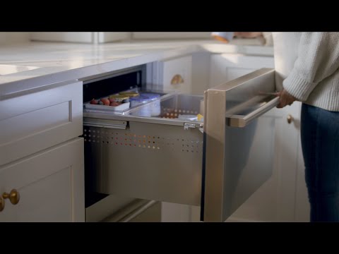 Zephyr Presrv Refrigerator Drawers 24" Compact Outdoor Dual Zone