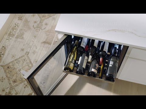 Zephyr Presrv Wine Cooler 24" Reversible Door Dual Zone