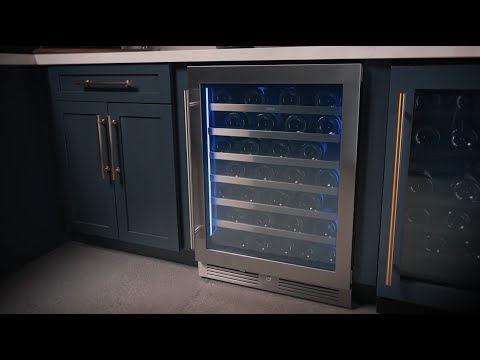 Zephyr Presrv Wine Cooler Stainless Steel Glass Rvs Door Single Zone