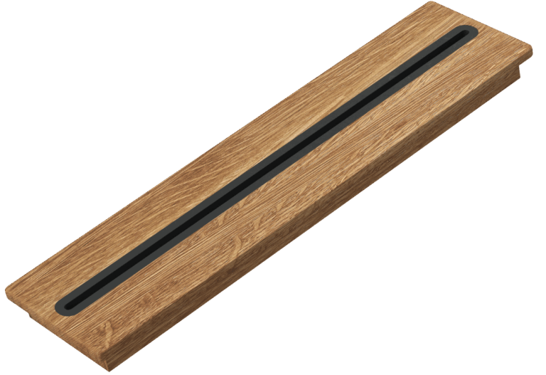 The Galley Countertop Recessed Magnetic Knife Block