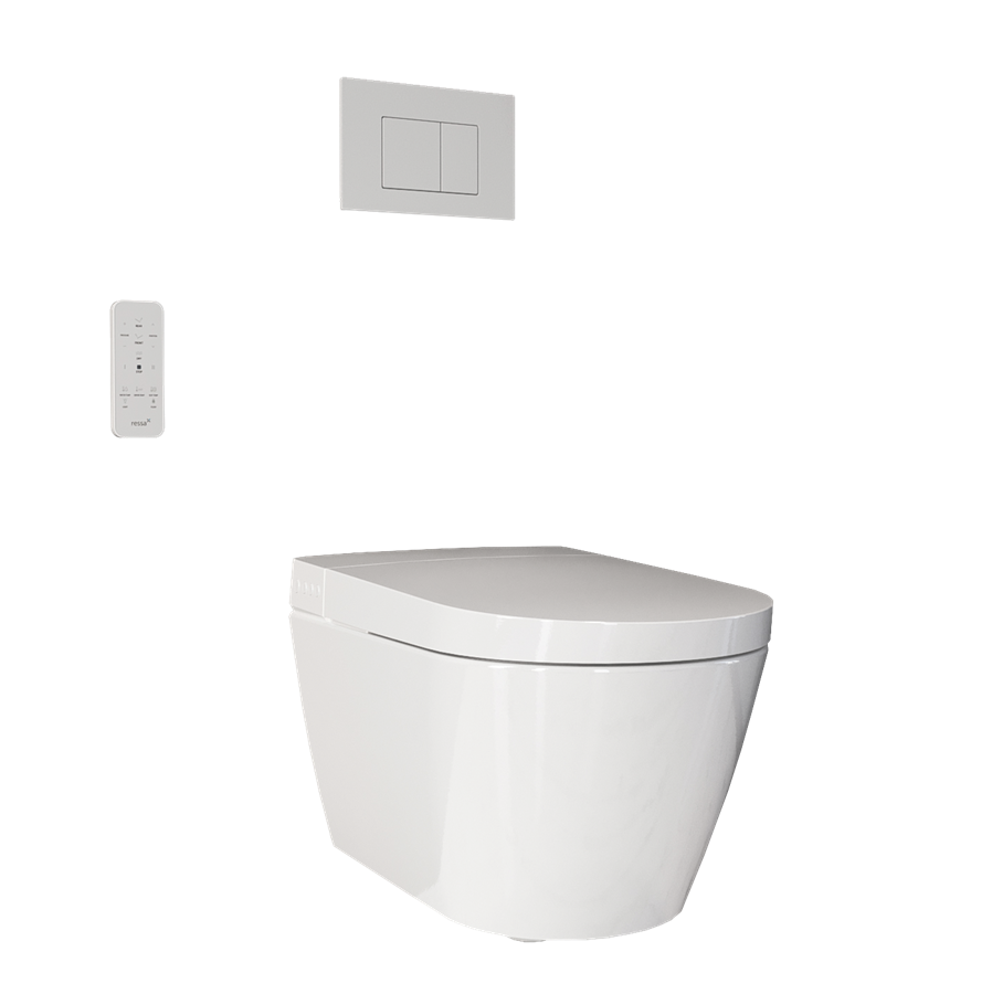Crosswater London Ressa X2 Wall-hung Spa Toilet