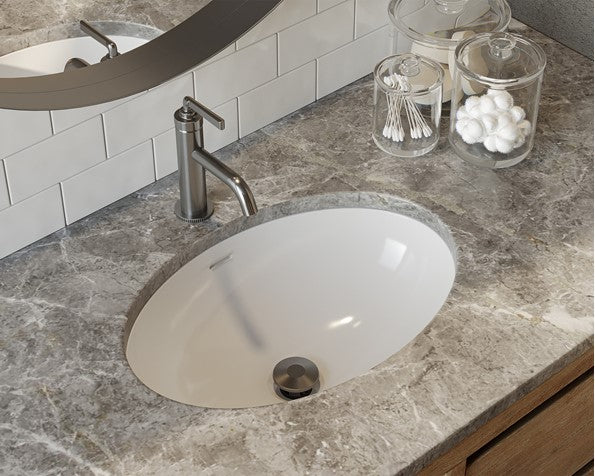 Crosswater London Smith Undermount Basin Traditional Oval