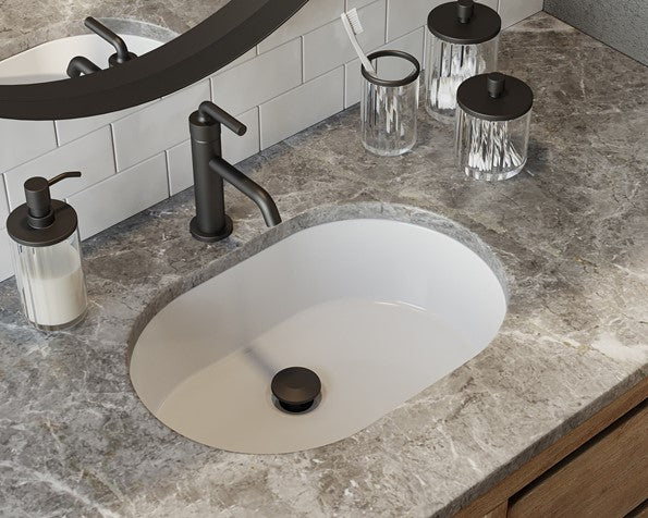 Crosswater London Smith Undermount Basin Modern Oval