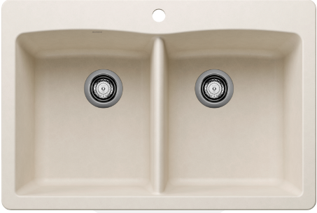 Blanco Dual Mount Double Bowl Kitchen Sink