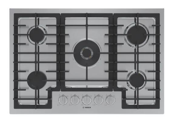 Bosch 30" Gas Cooktop 800 Series FlameSelect