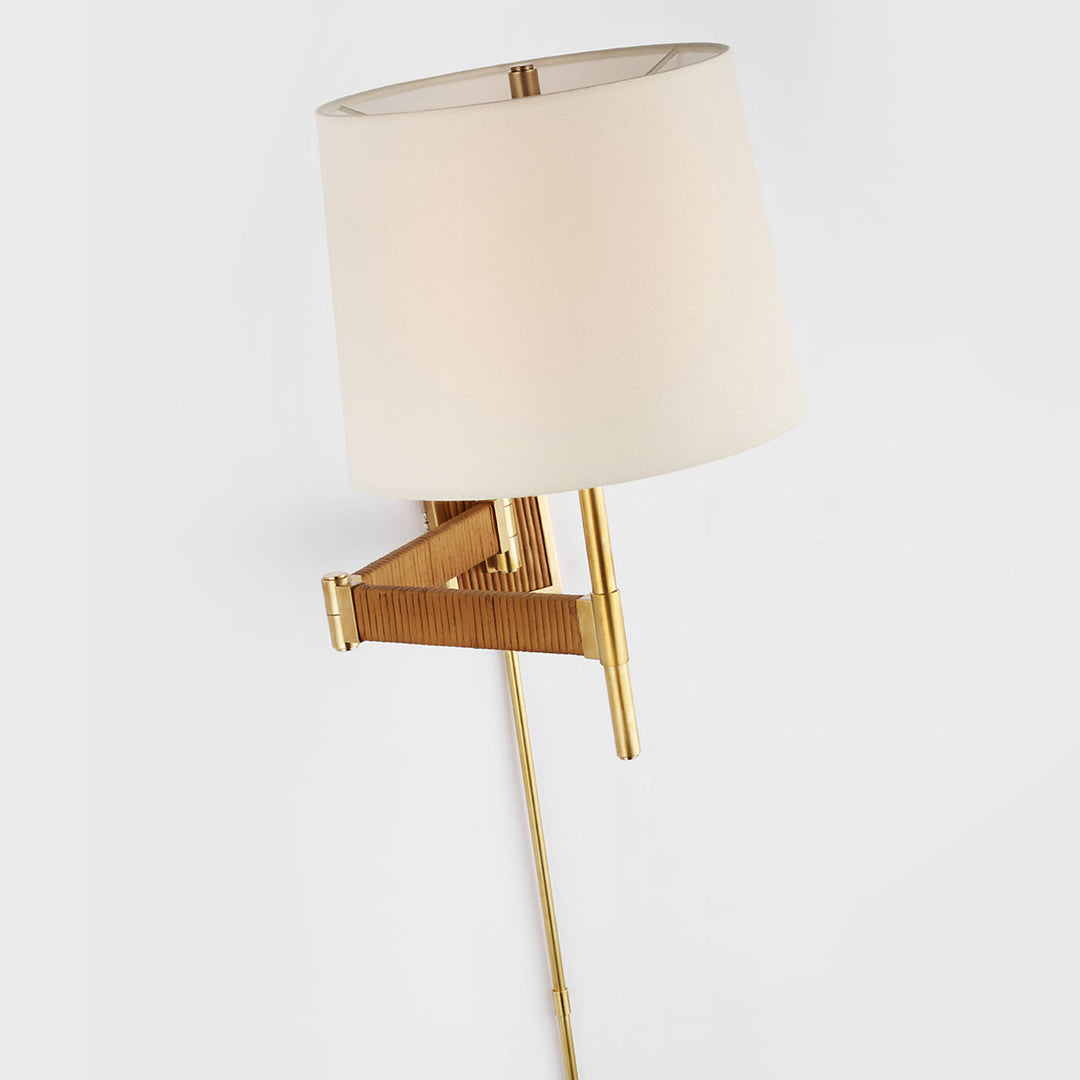 Visual Comfort Signature Elle Swing Arm Plug-in / Hardwired Wall Sconce (view 3)