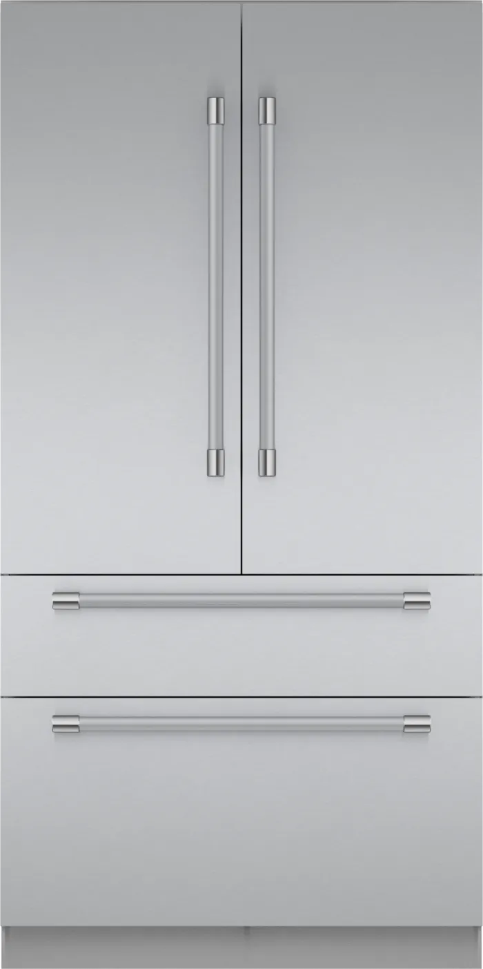 Thermador Freedom Built-in French Door Bottom Freezer Masterpiece Stainless Steel